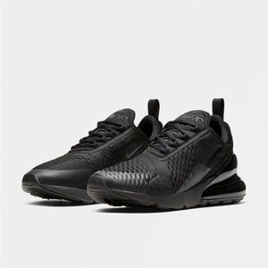 Nike Air Max 270 Men's Triple Black Athletic Running Shoes size 14/13 NEW